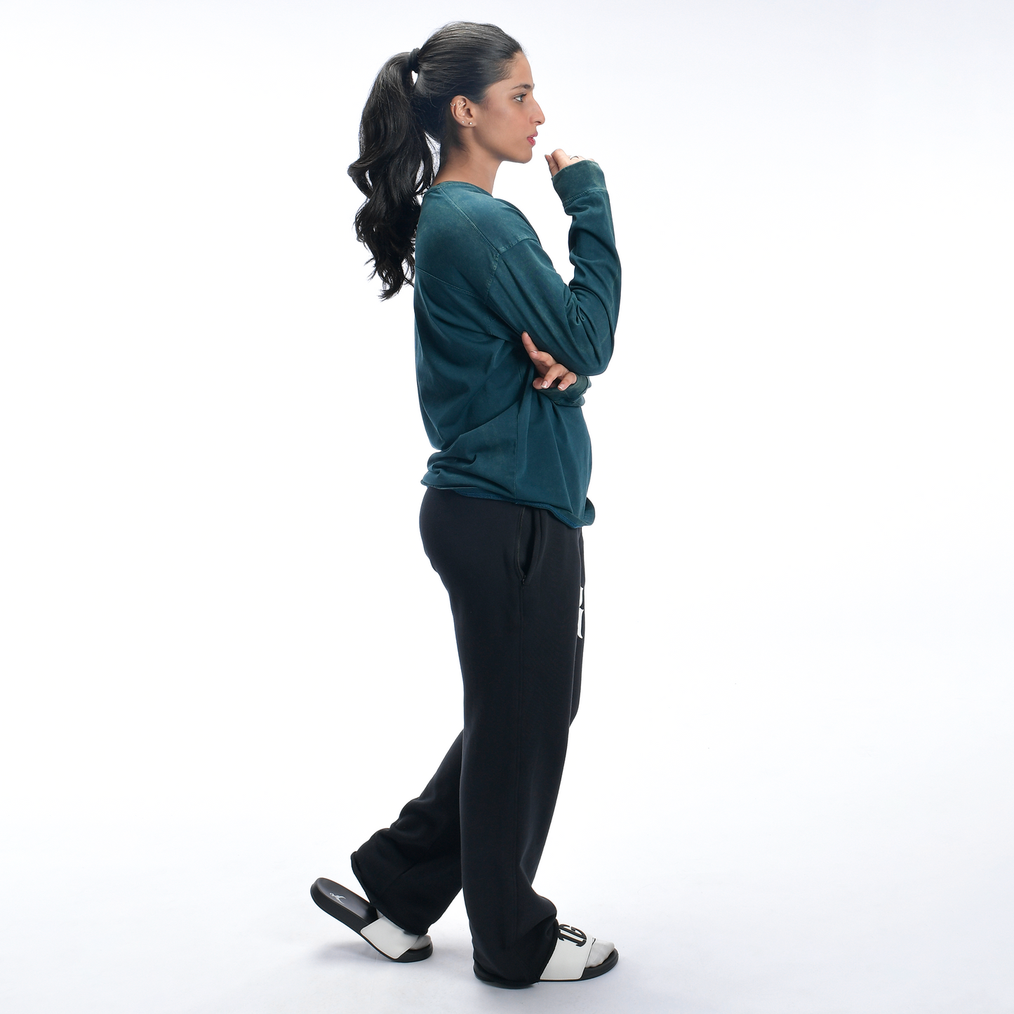 Women's Stone Wash Long Sleeve Tee - THREDS