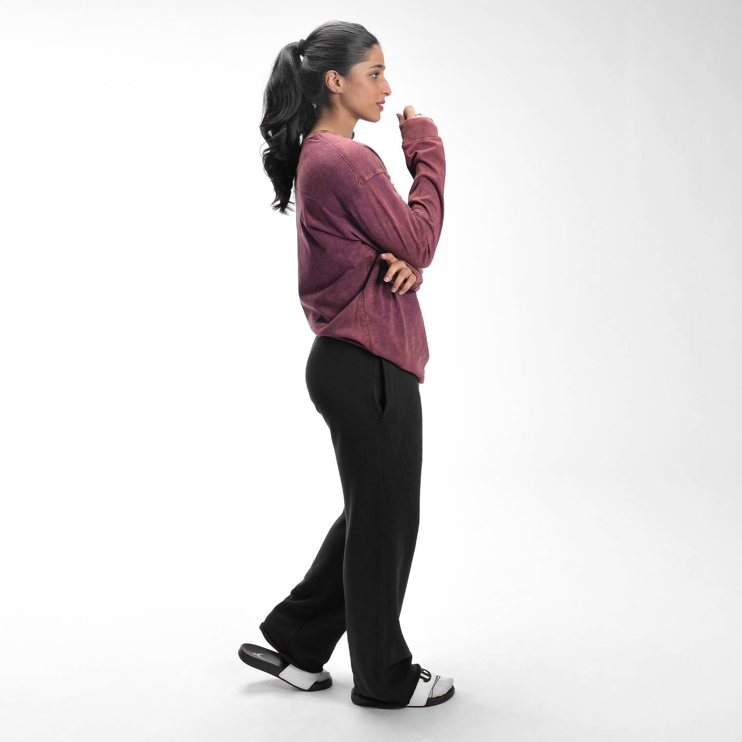 Women's Stone Wash Long Sleeve Tee - THREDS