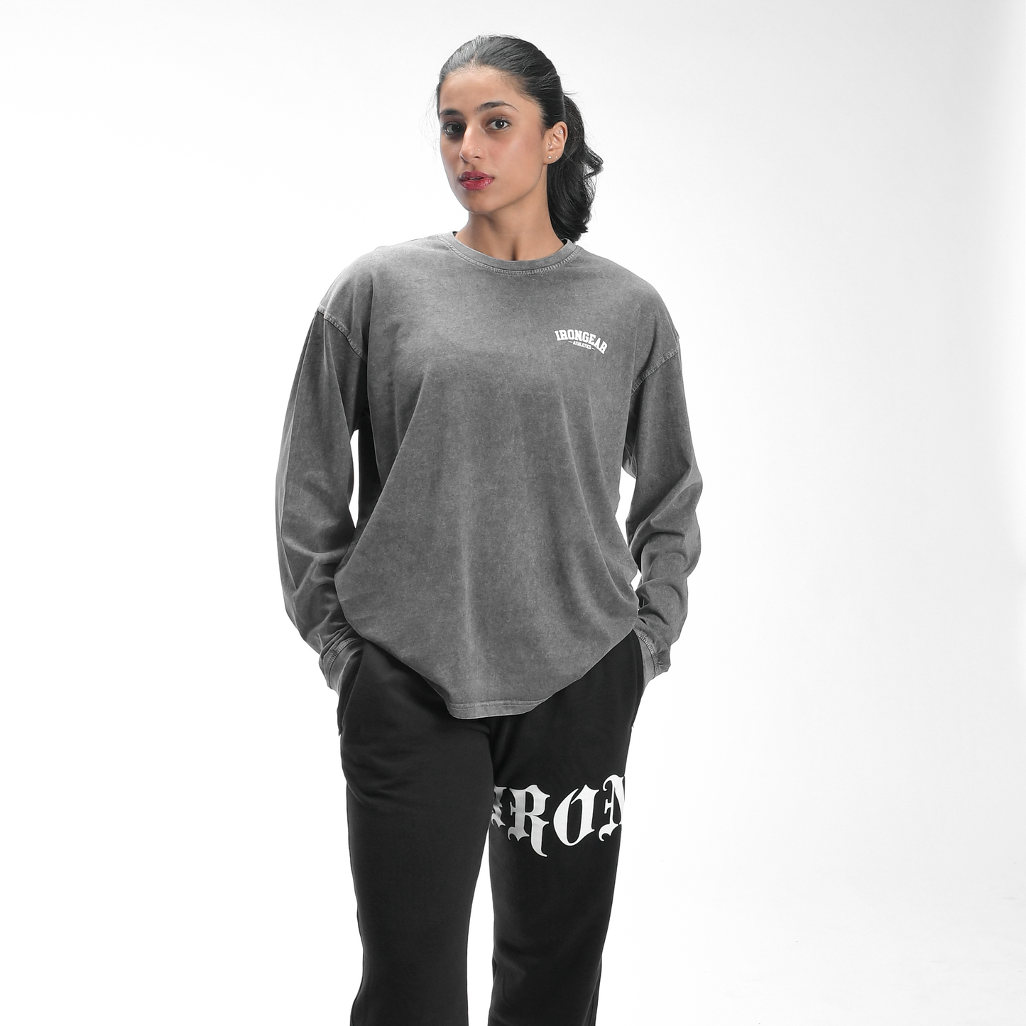 Women's Stone Wash Long Sleeve Tee - THREDS