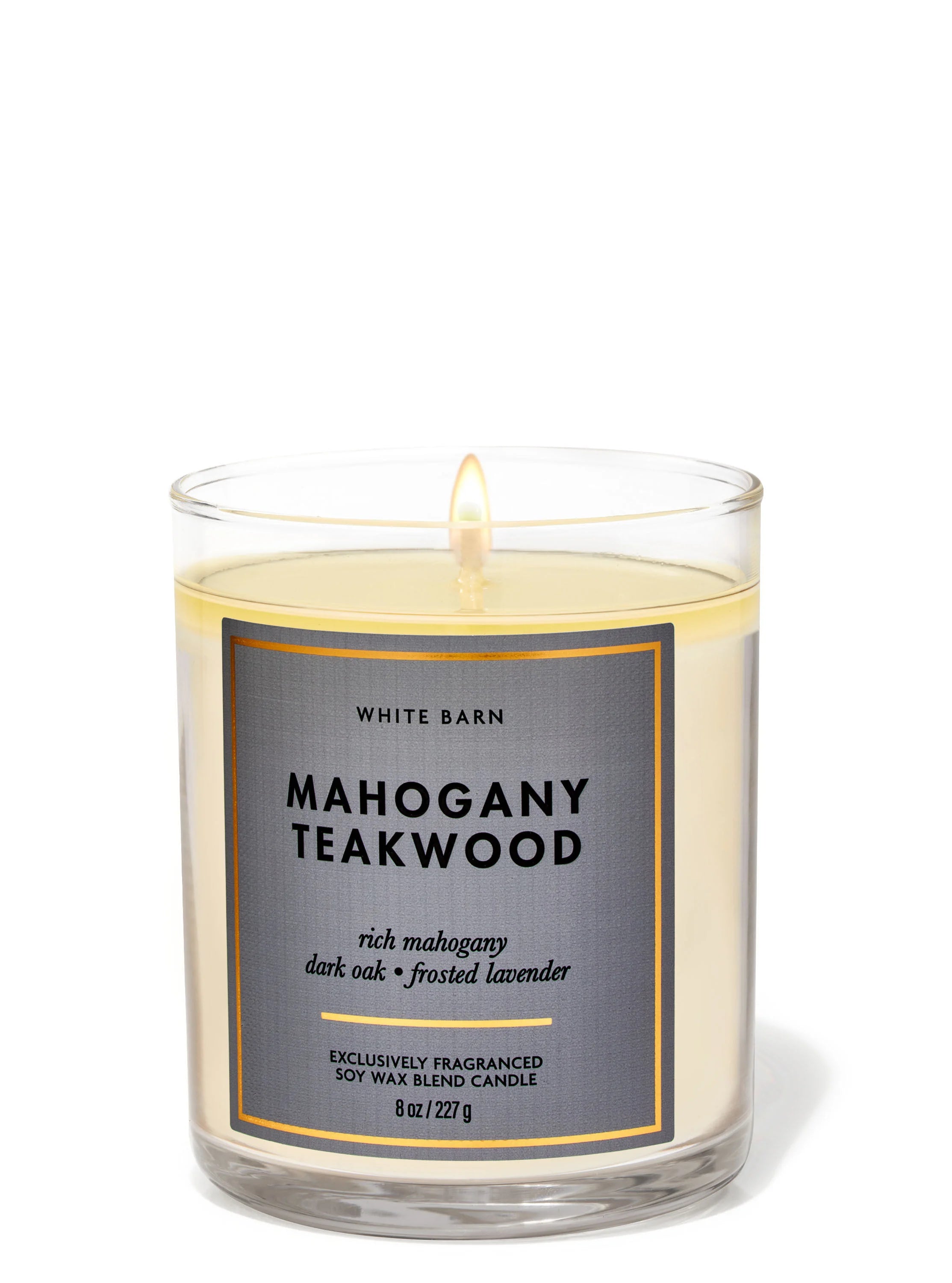 Bath & Body Works Mahogany Teakwood Single Wick Candle - THREDS
