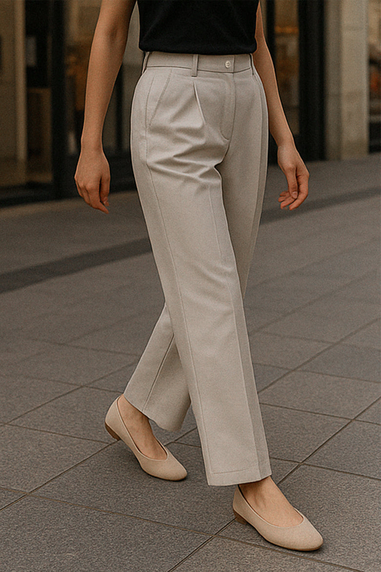 Pleated Pants