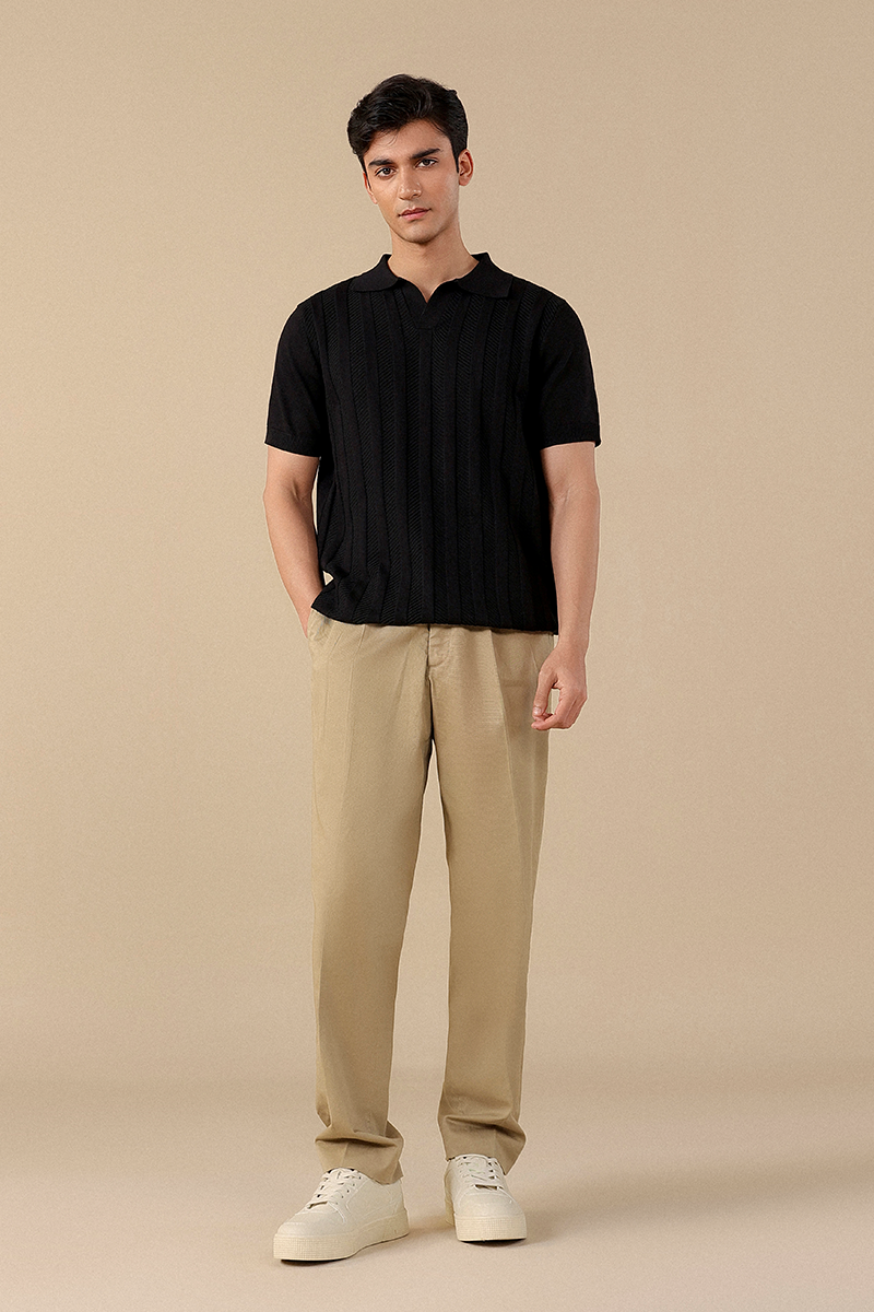 Adjustable Style Slim Fit Pants khaki