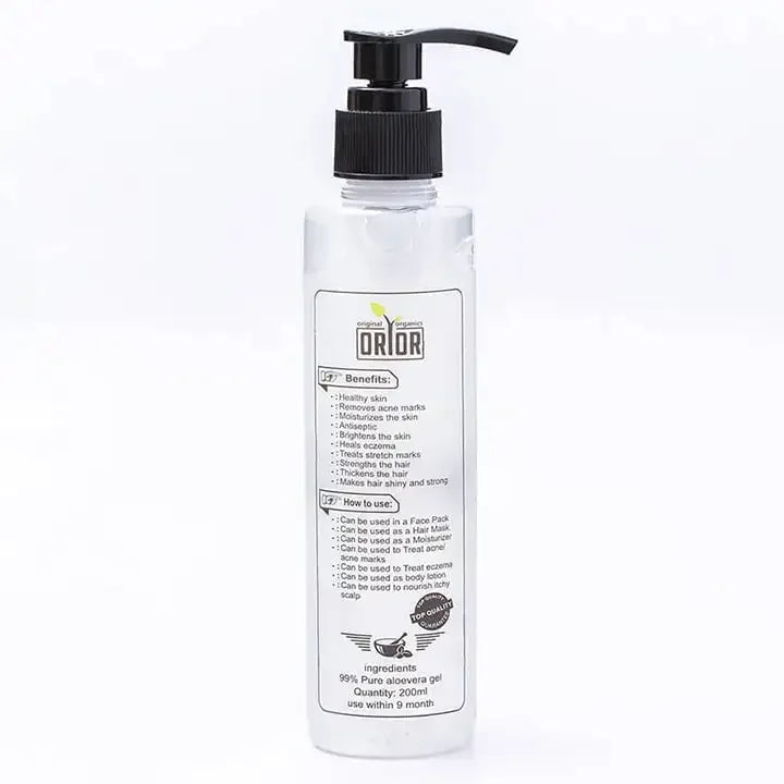 Experience the difference with aloe vera gel