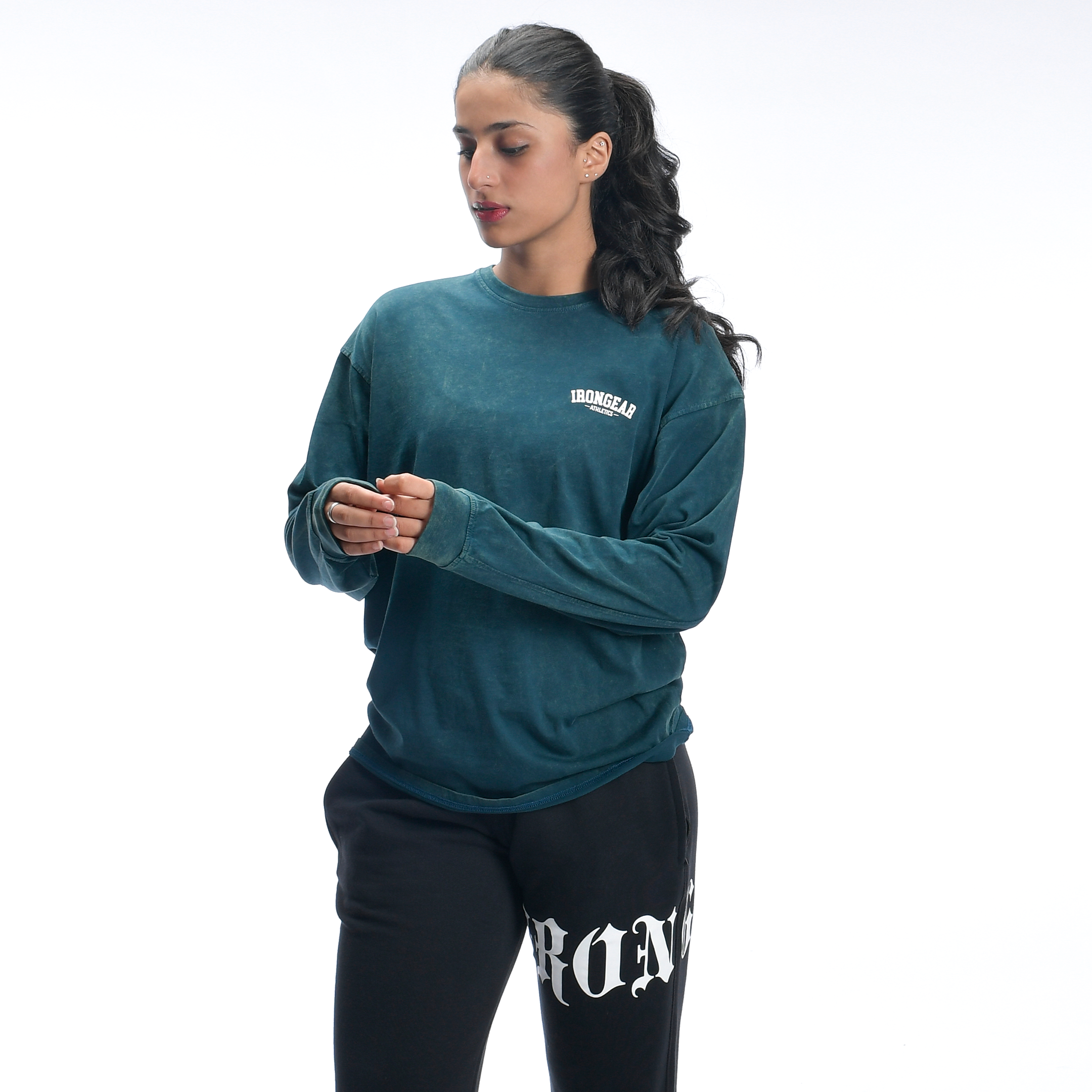 Women's Stone Wash Long Sleeve Tee - THREDS