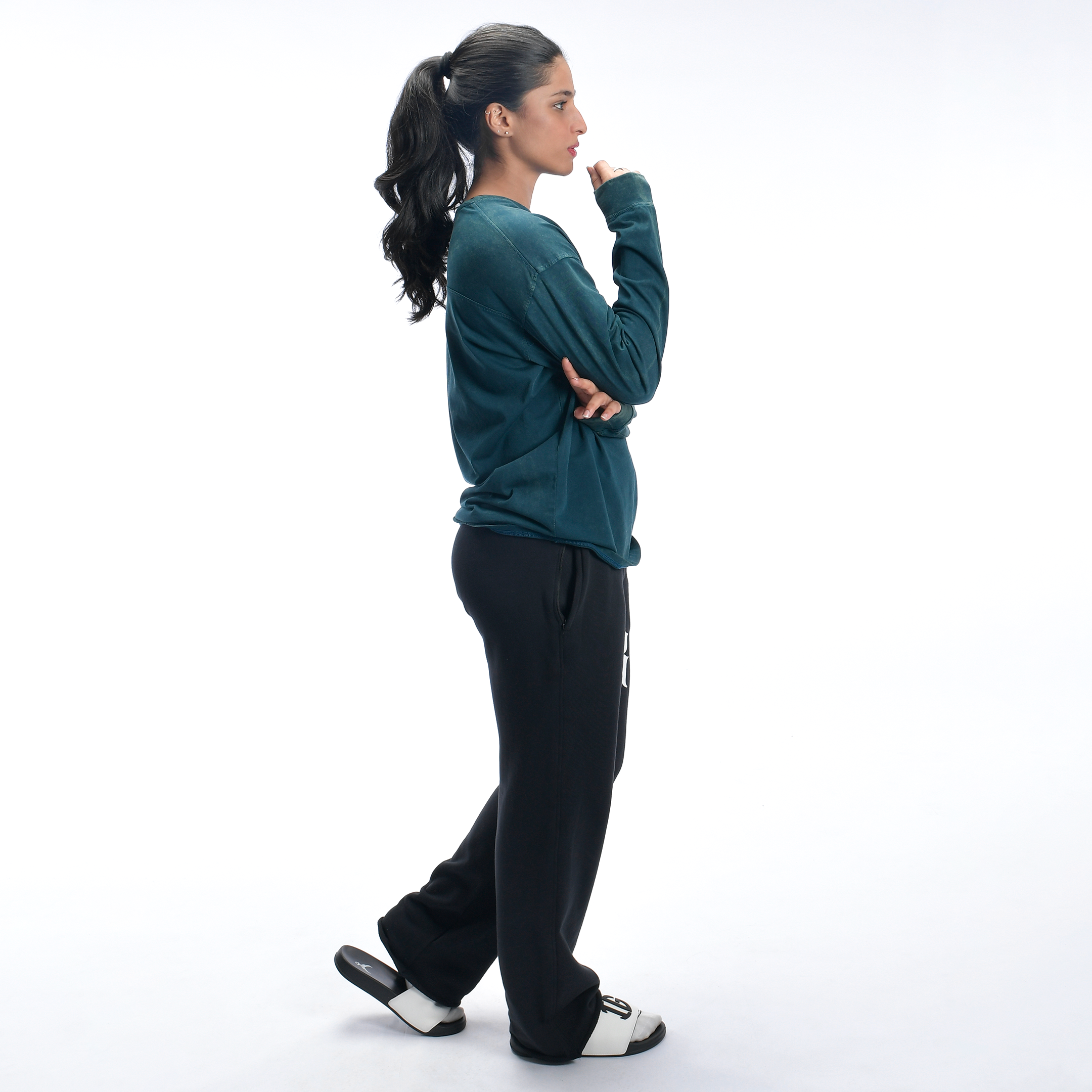 Women's Stone Wash Long Sleeve Tee - THREDS