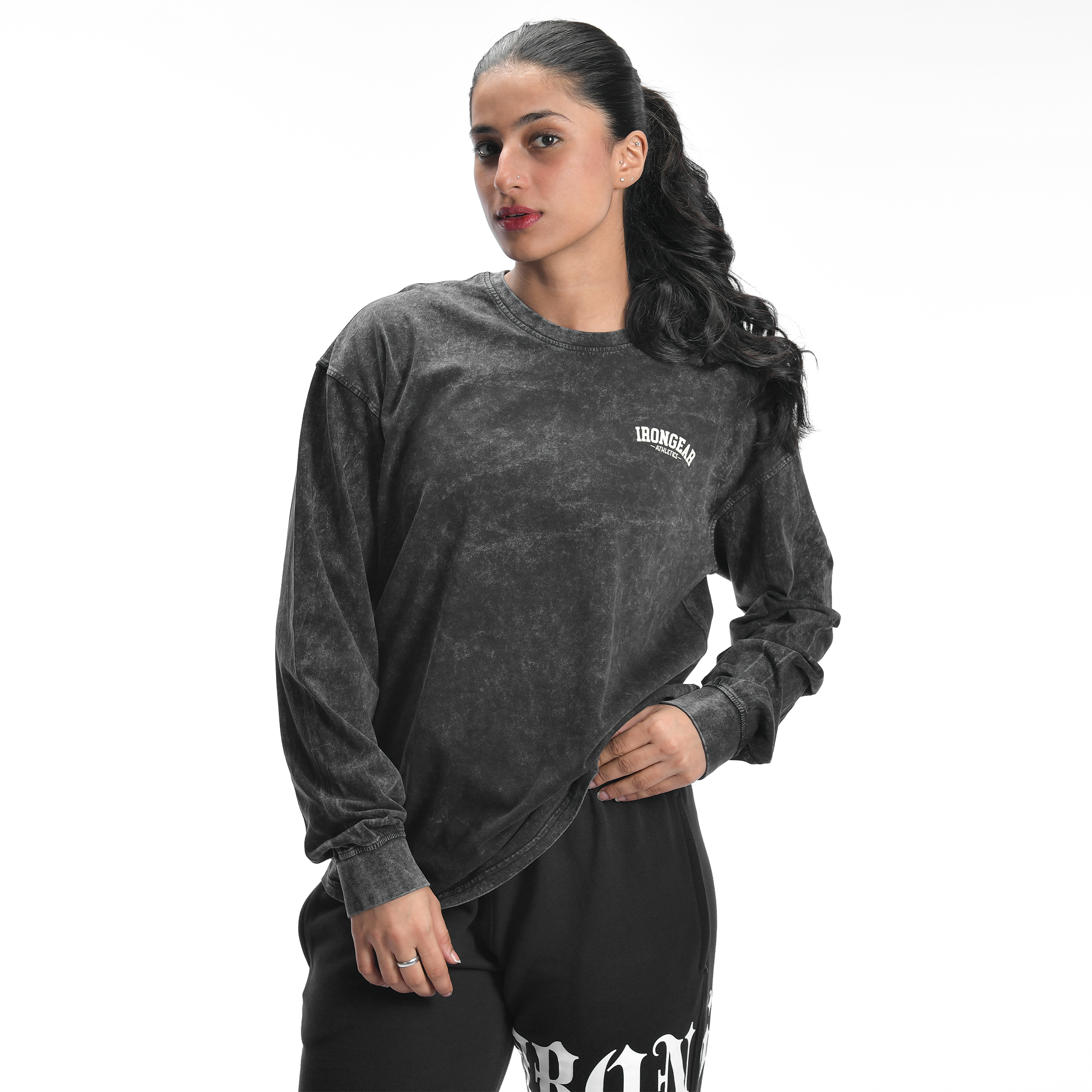 Women's Stone Wash Long Sleeve Tee - THREDS