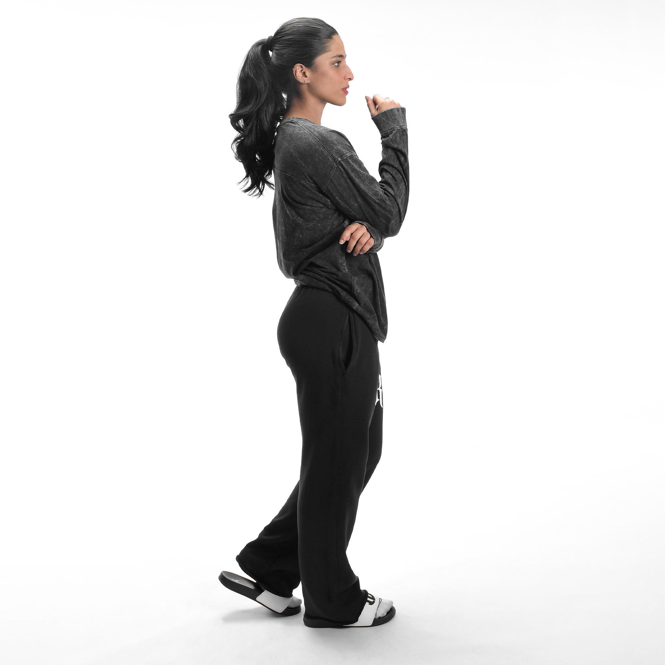 Women's Stone Wash Long Sleeve Tee - THREDS