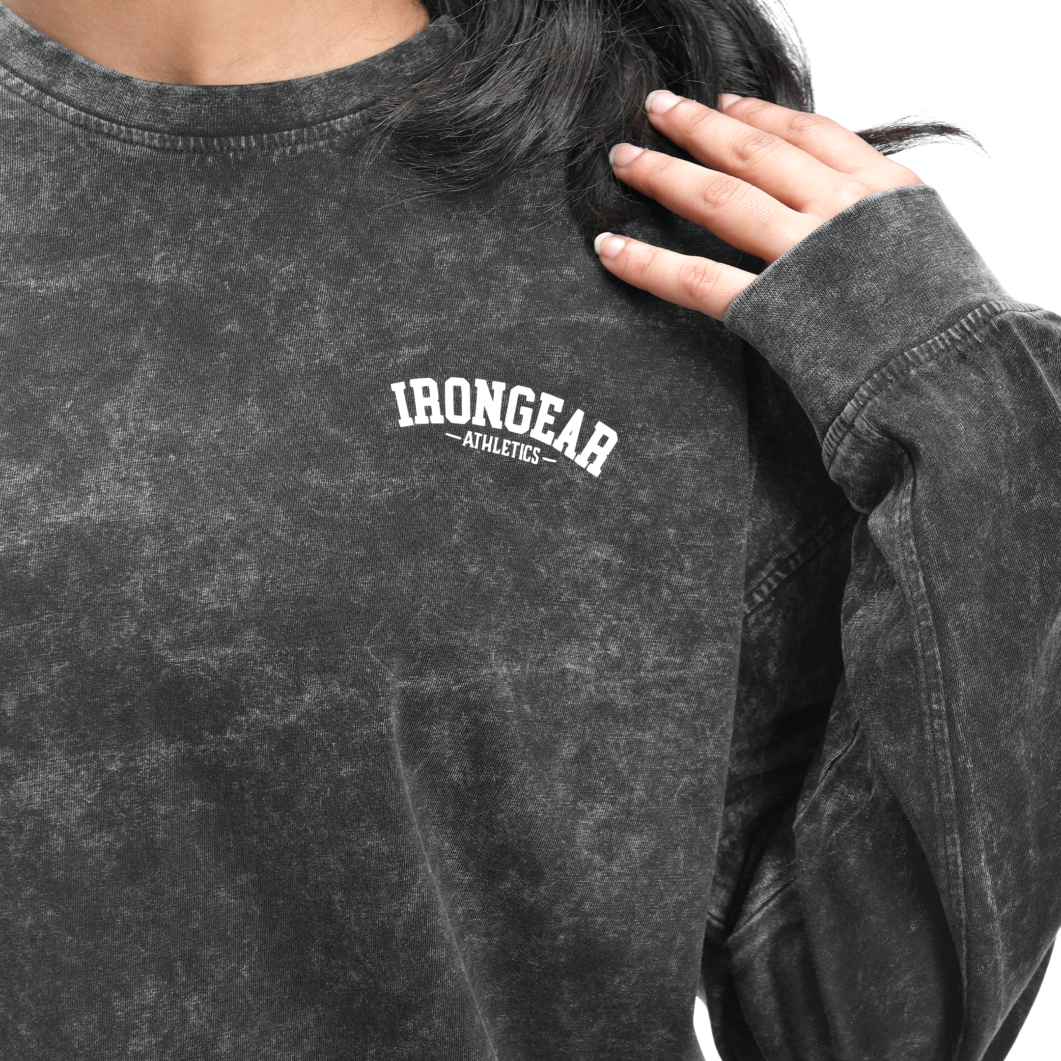 Women's Stone Wash Long Sleeve Tee - THREDS