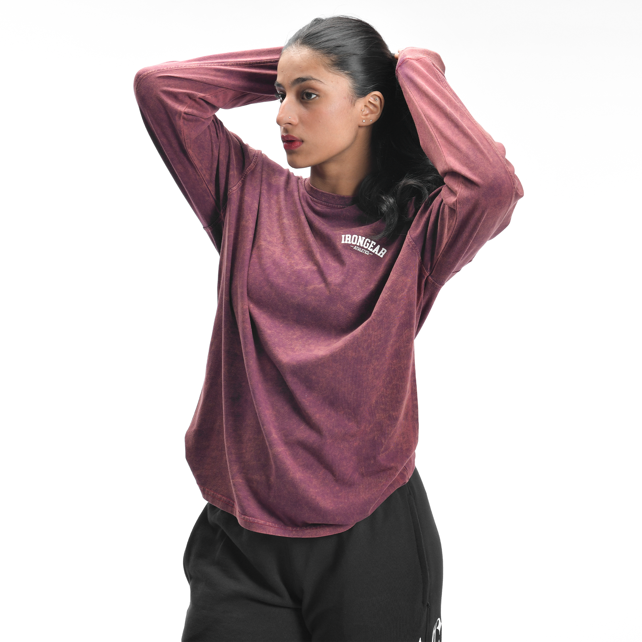 Women's Stone Wash Long Sleeve Tee - THREDS