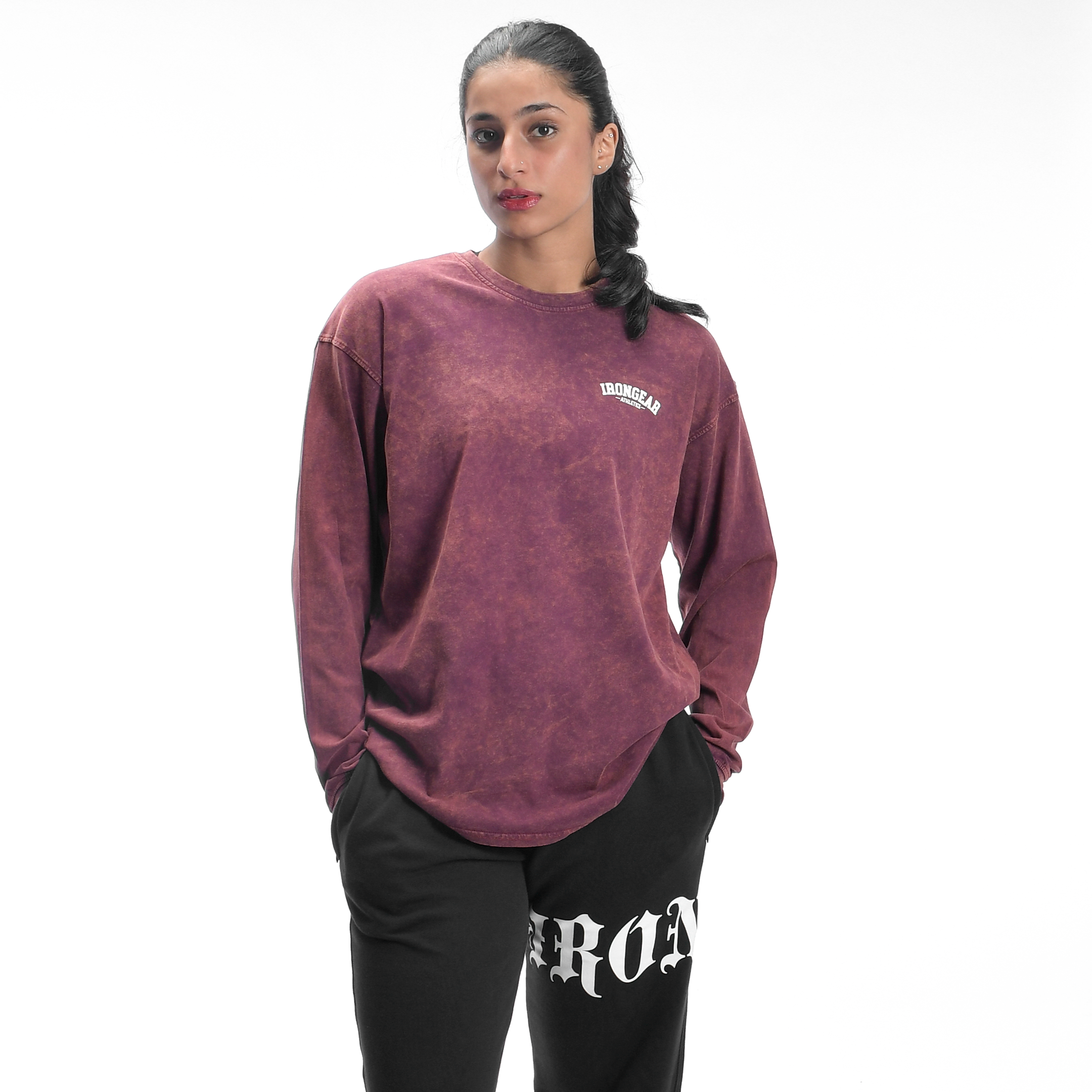 Women's Stone Wash Long Sleeve Tee - THREDS