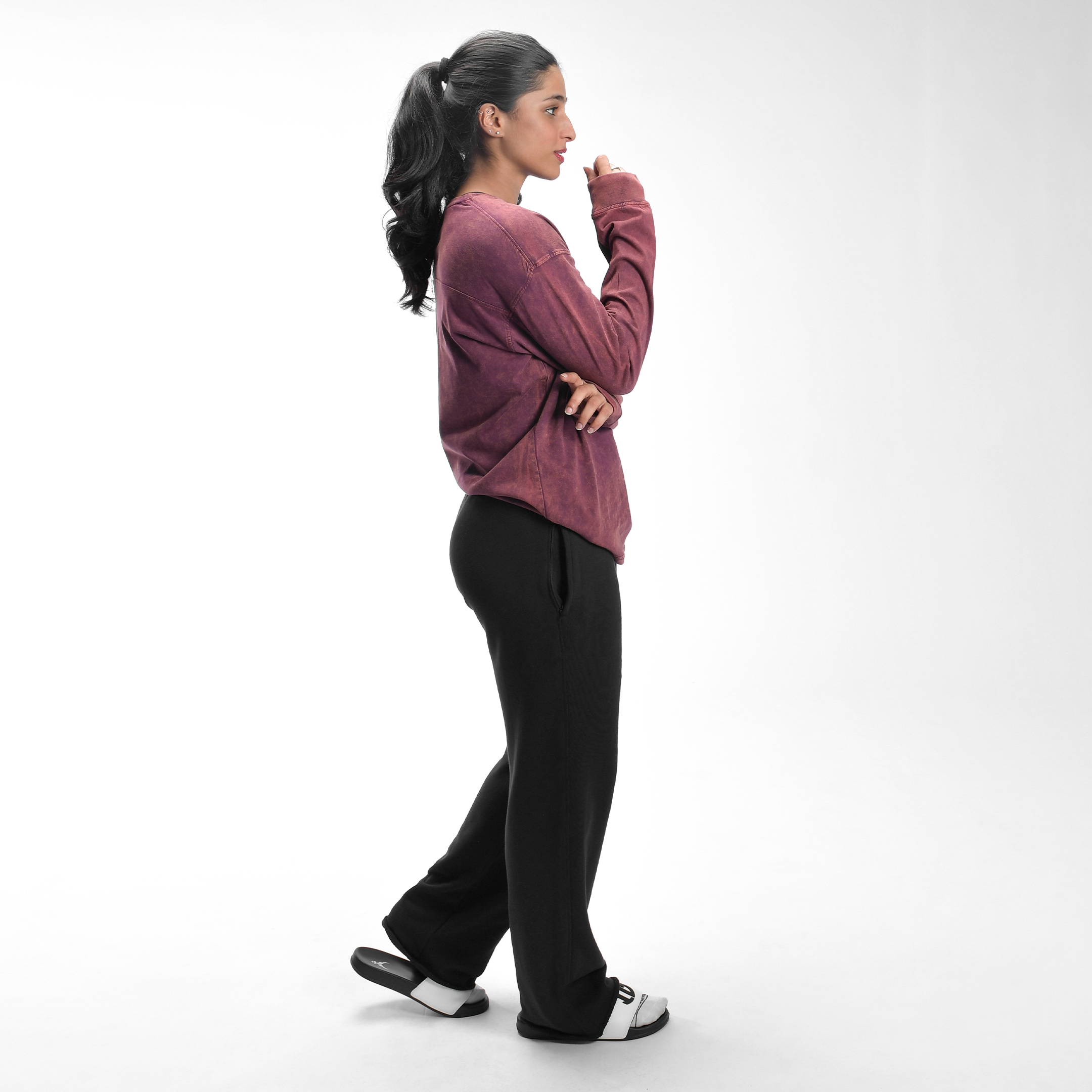 Women's Stone Wash Long Sleeve Tee - THREDS