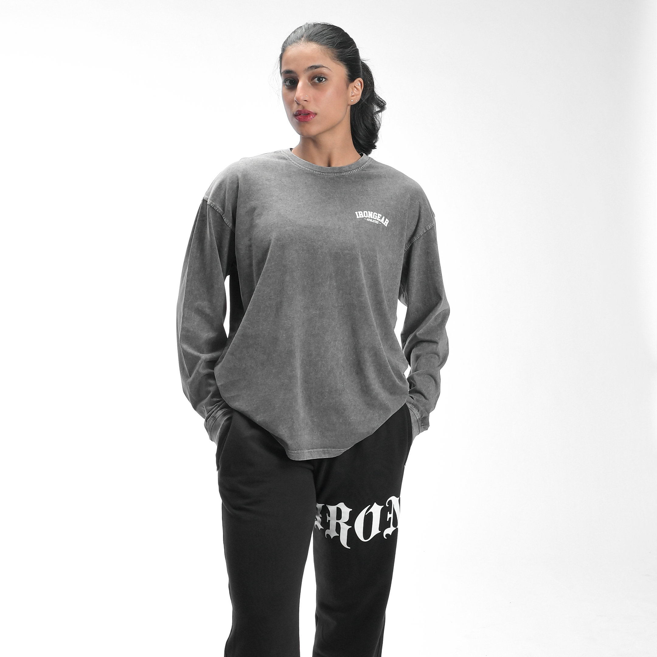 Women's Stone Wash Long Sleeve Tee - THREDS