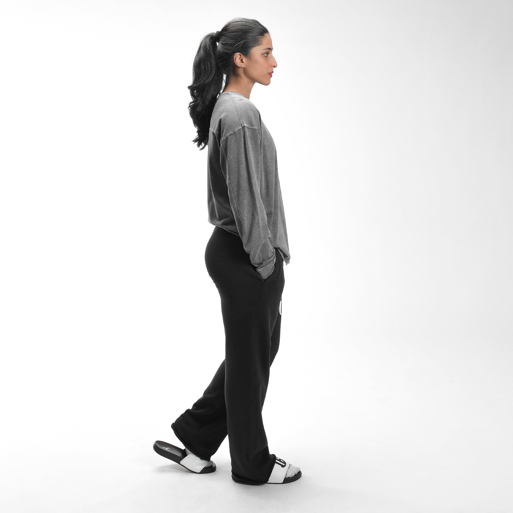 Women's Stone Wash Long Sleeve Tee - THREDS