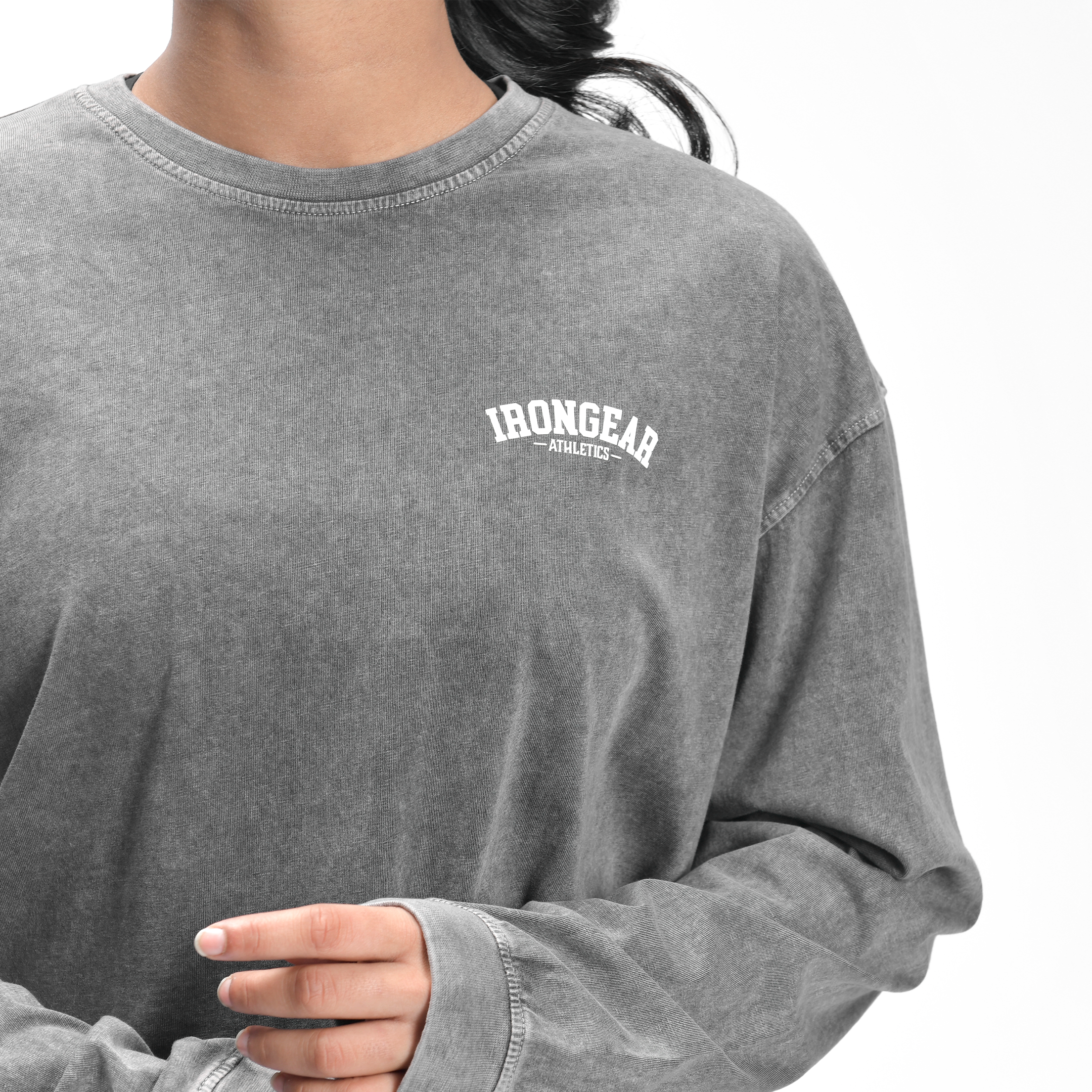 Women's Stone Wash Long Sleeve Tee - THREDS
