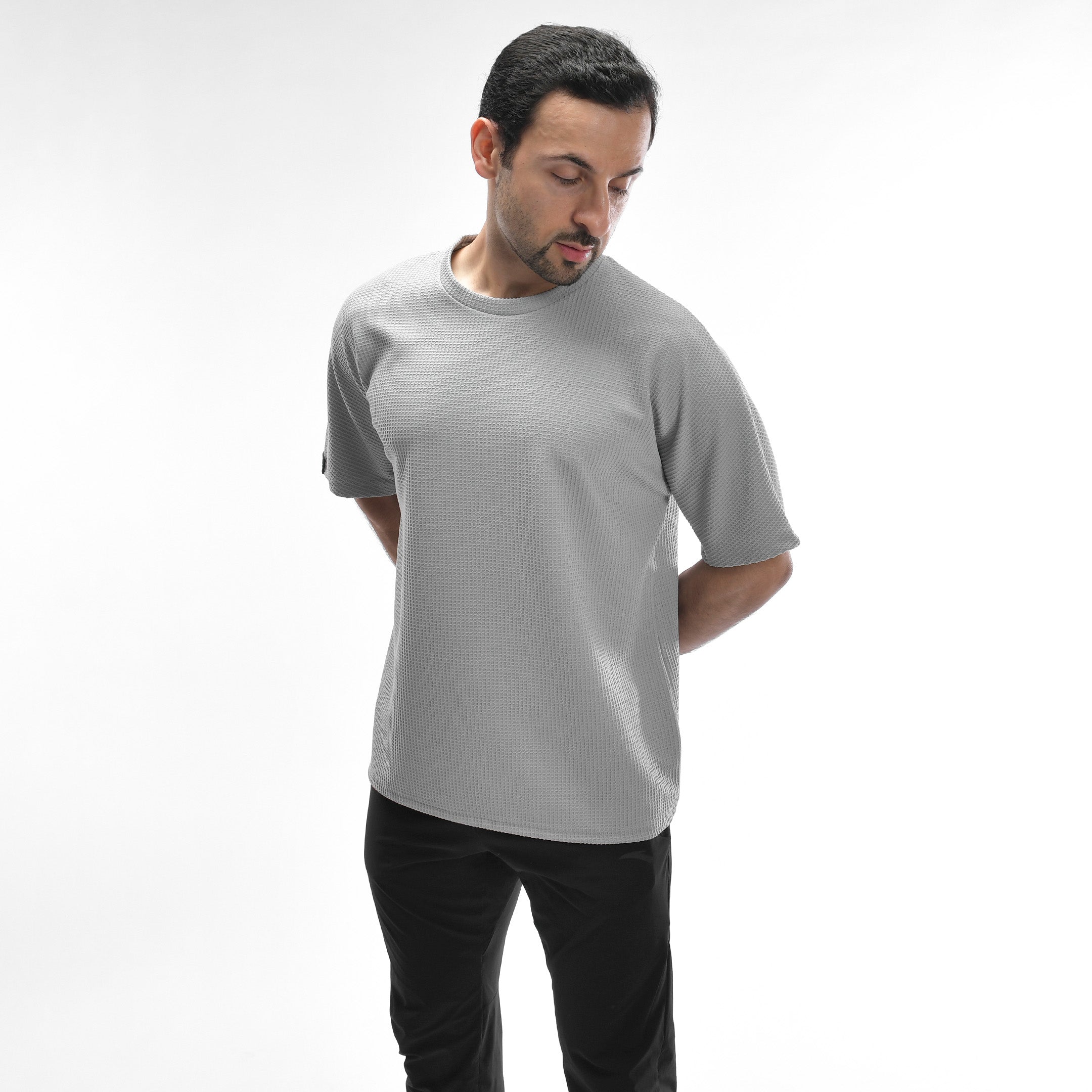 Waffle Oversized Tee - THREDS