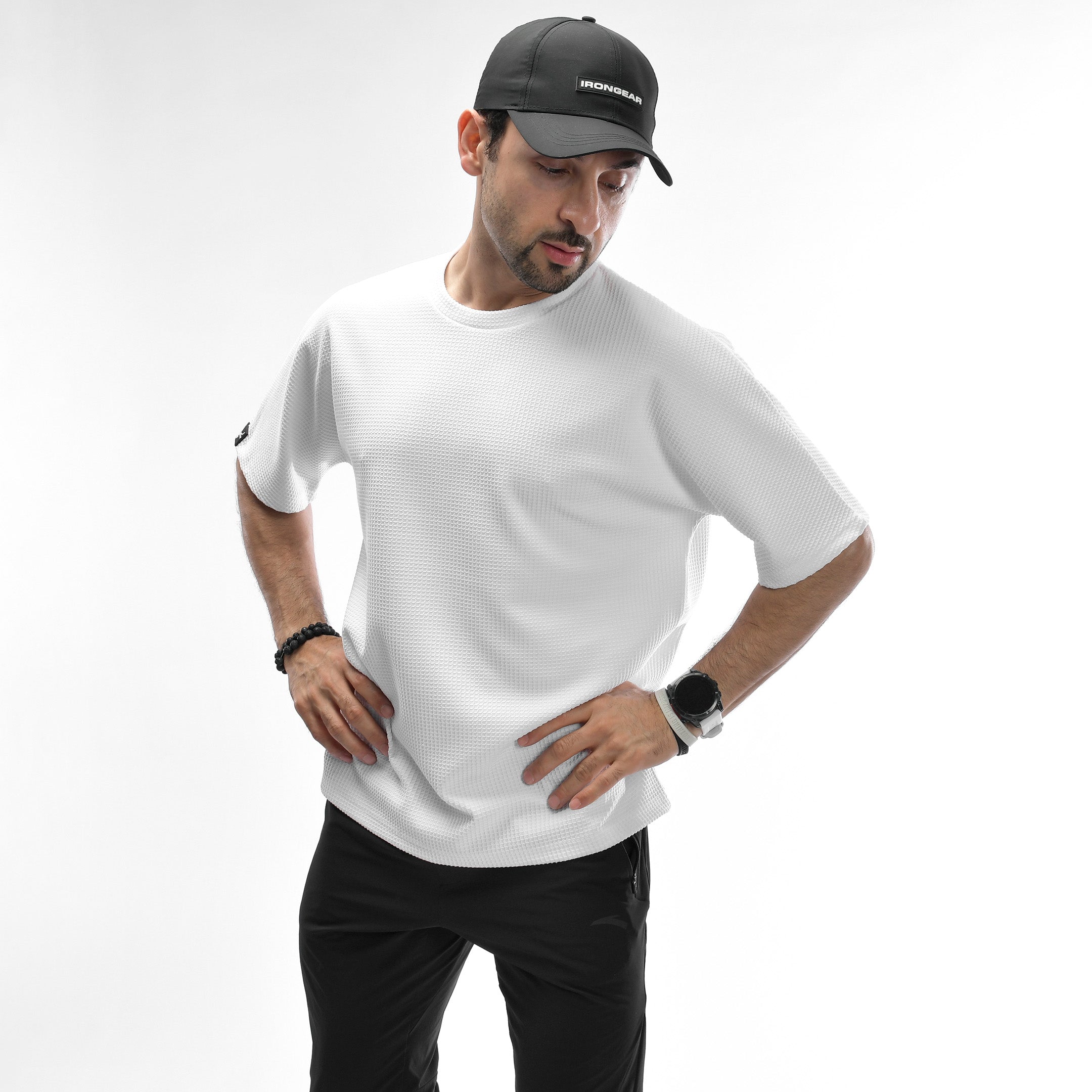 Waffle Oversized Tee - THREDS