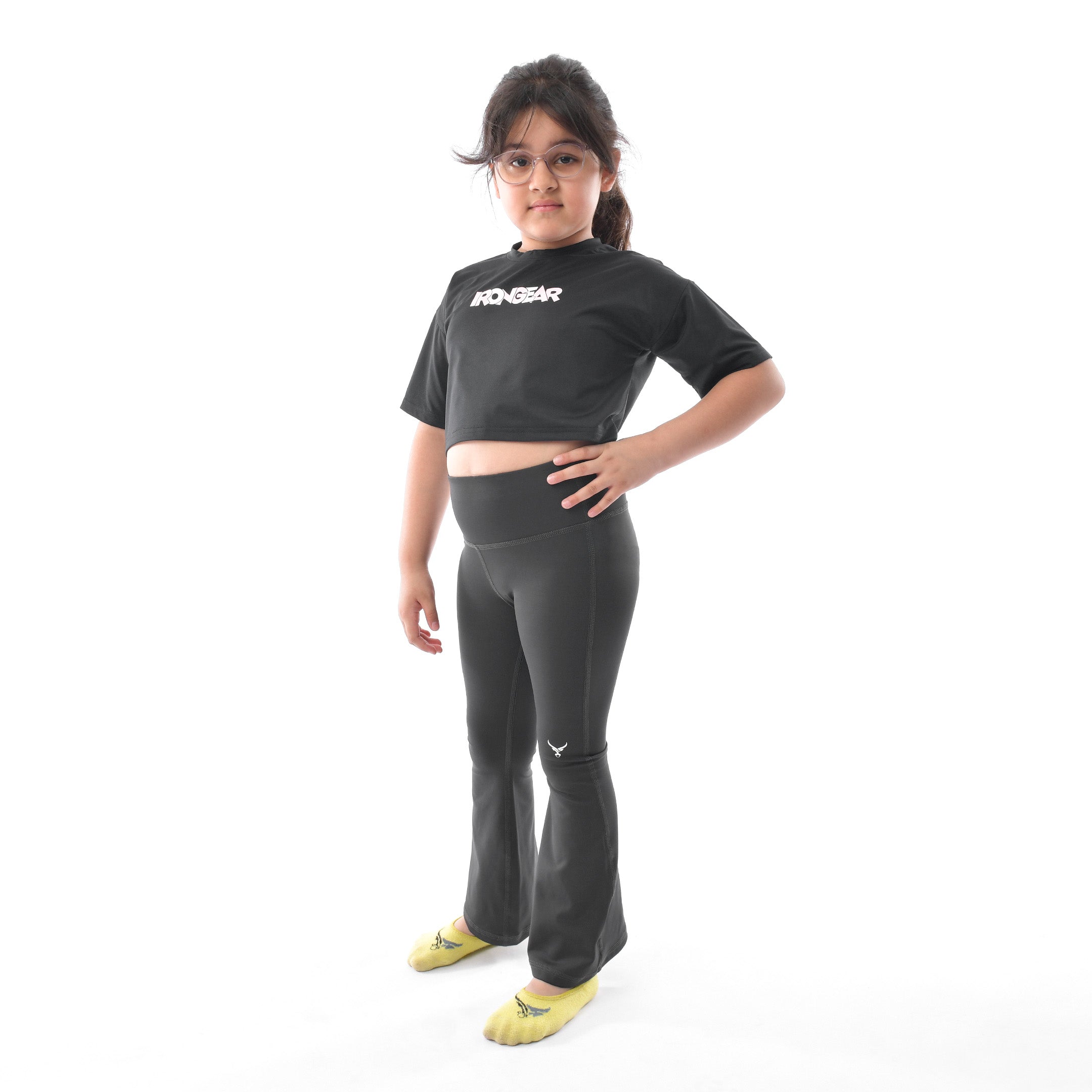 Little High-Rise Flare Leggings - THREDS