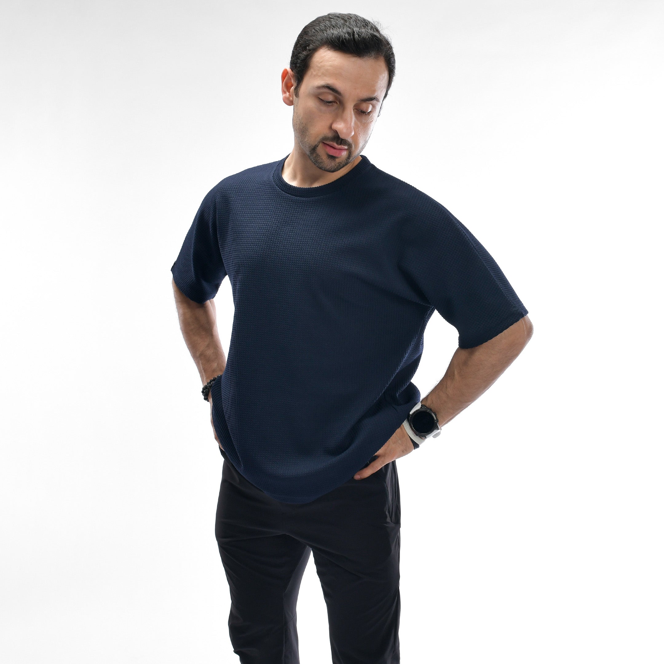 Waffle Oversized Tee - THREDS