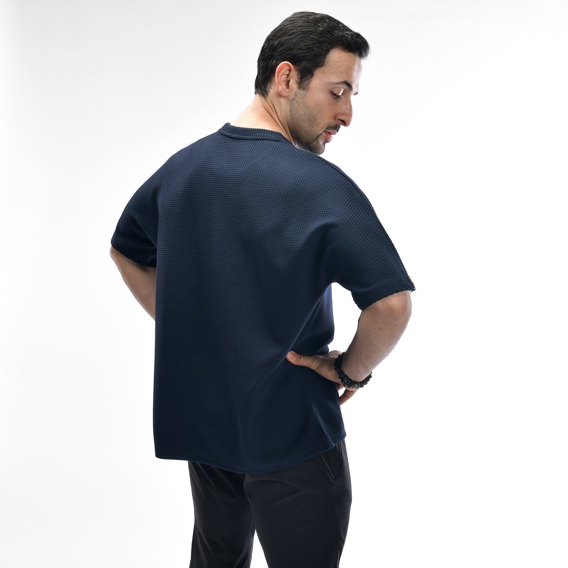 Waffle Oversized Tee - THREDS