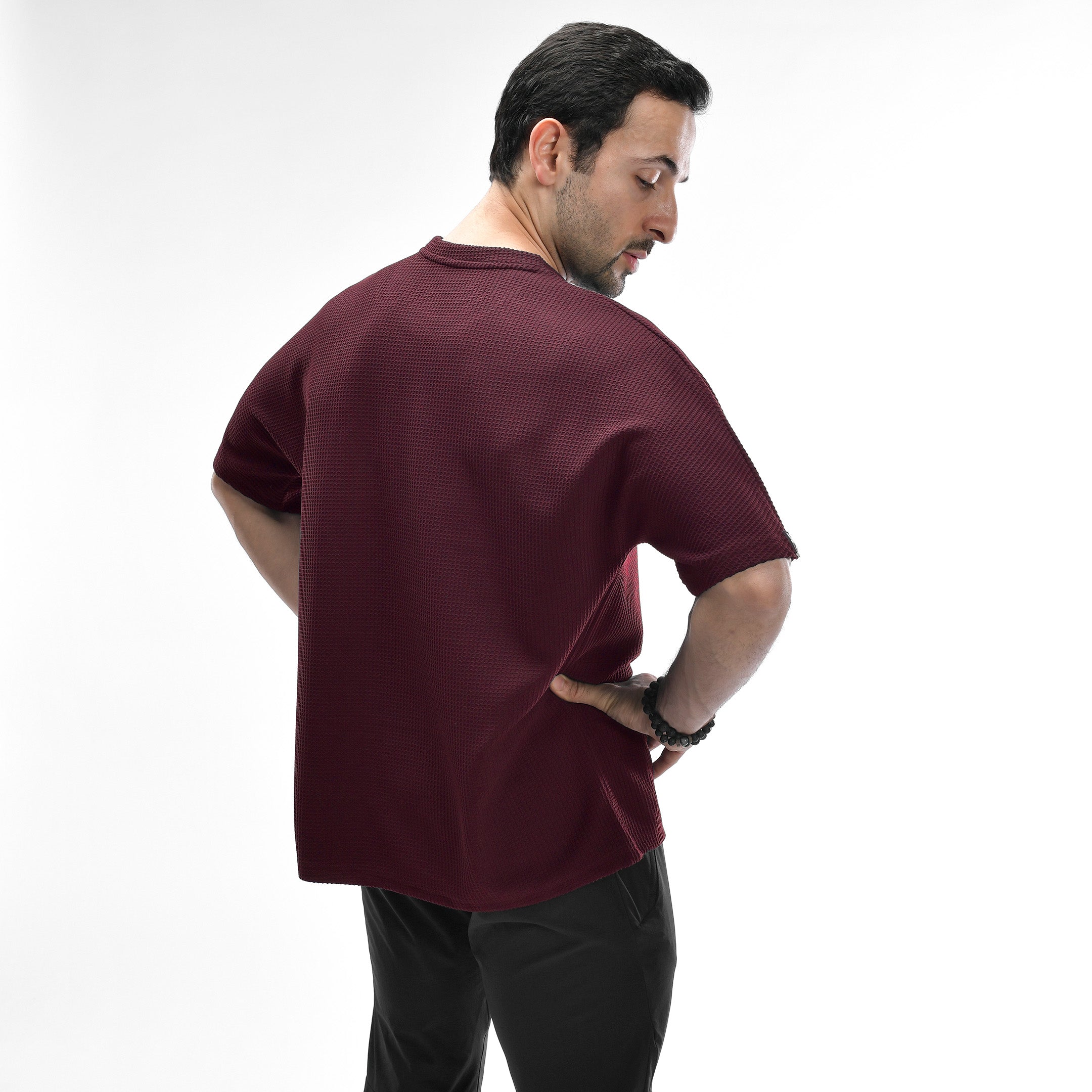 Waffle Oversized Tee - THREDS