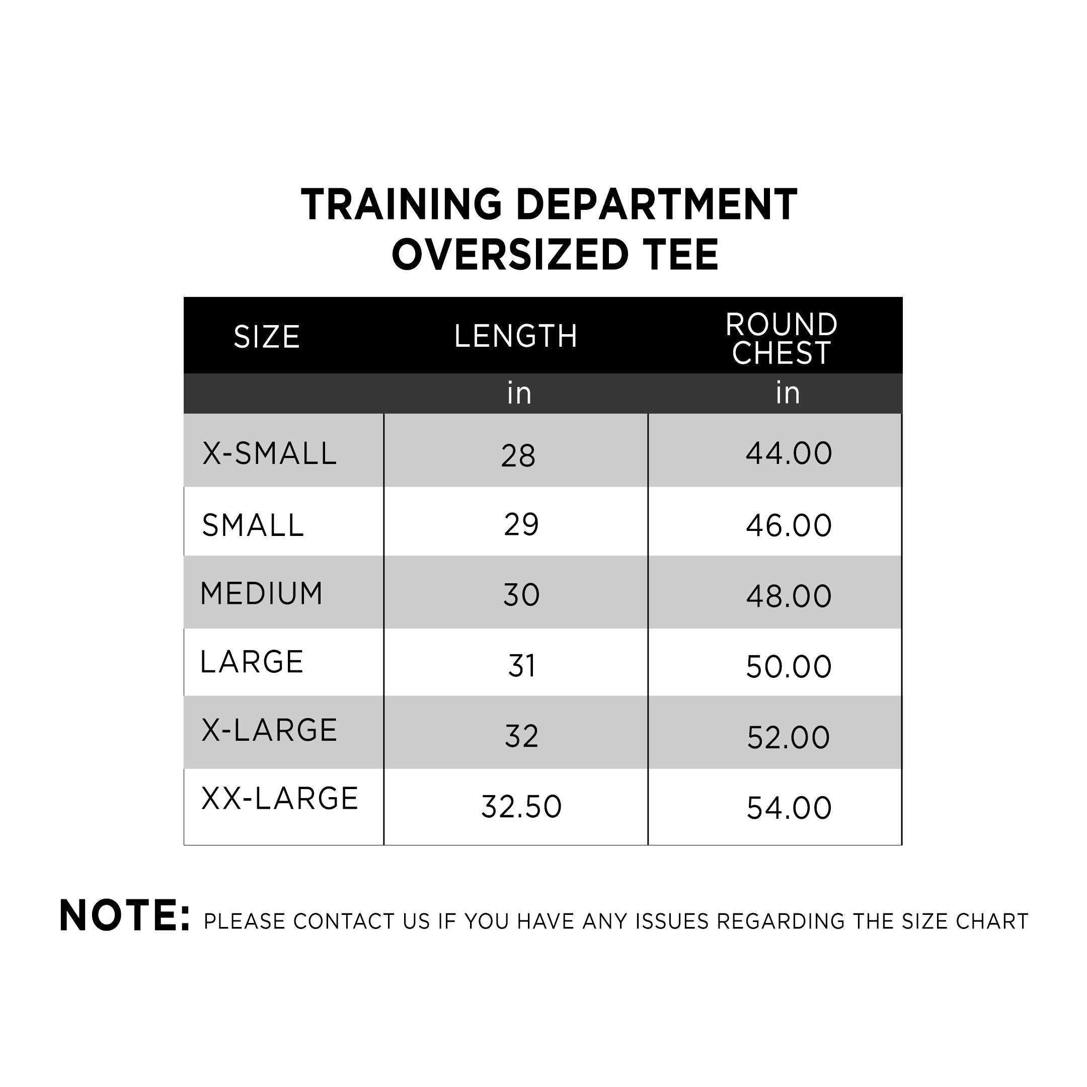 Training Department Oversized Tee - THREDS