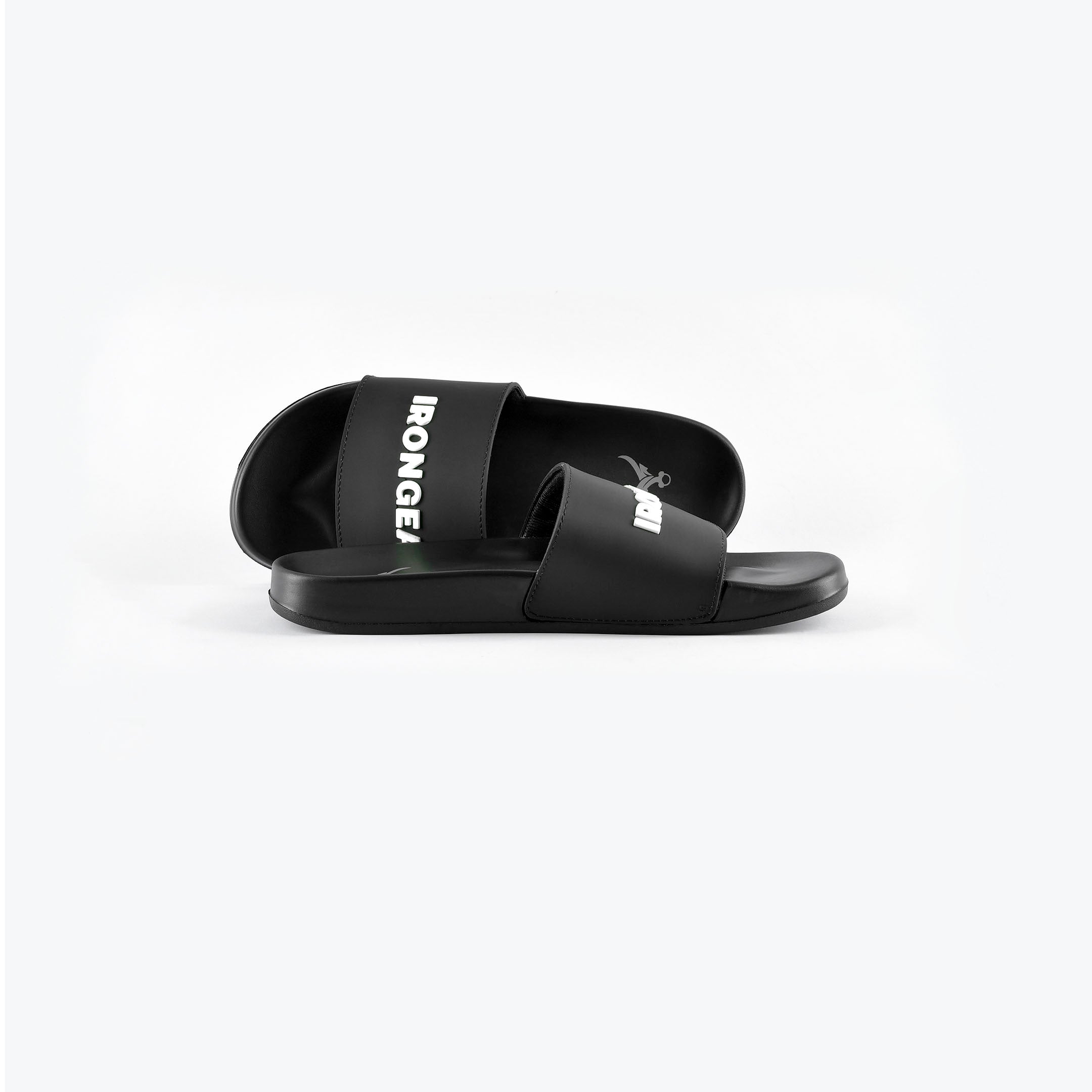 Unisex Signature Slides Black/White - THREDS