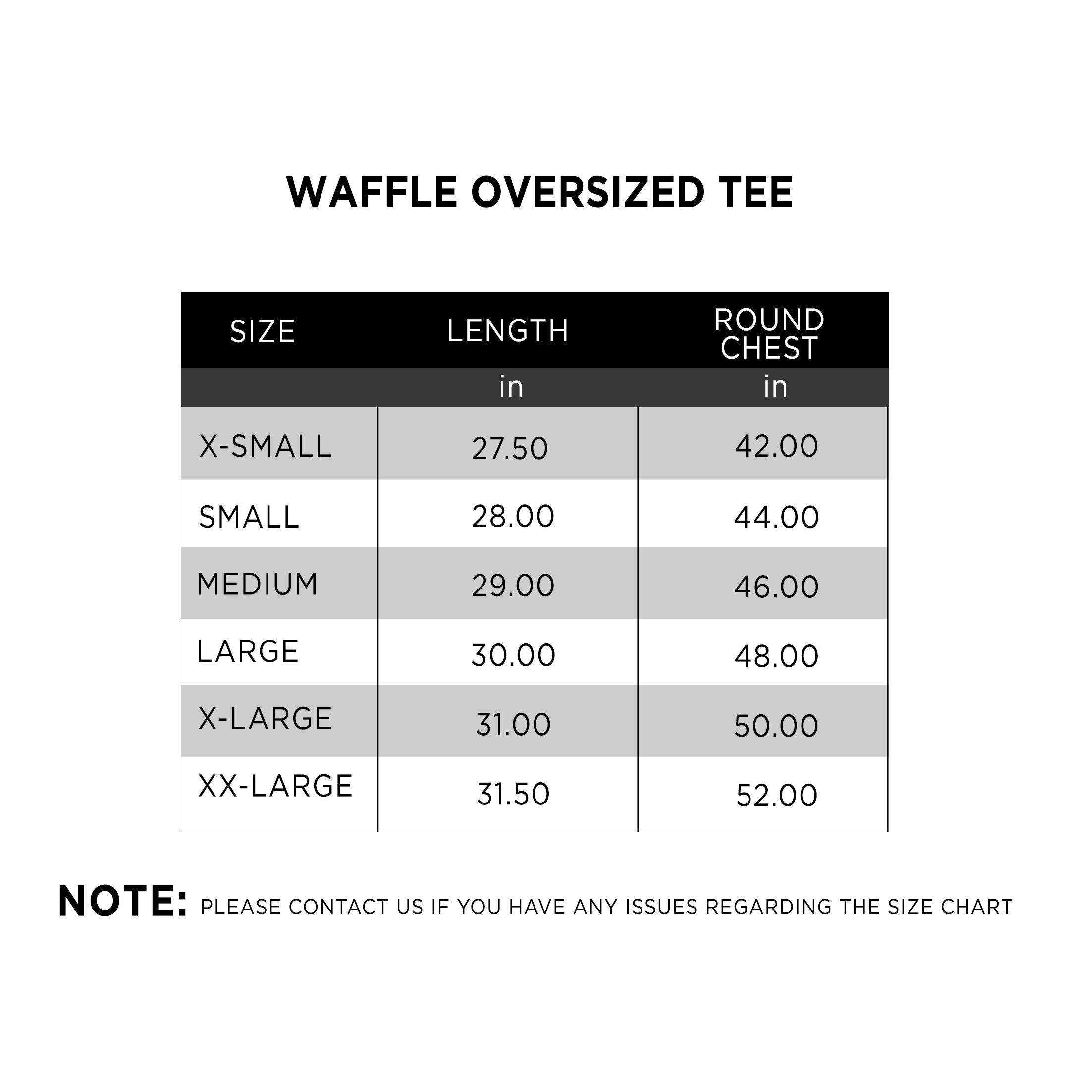 Waffle Oversized Tee - THREDS