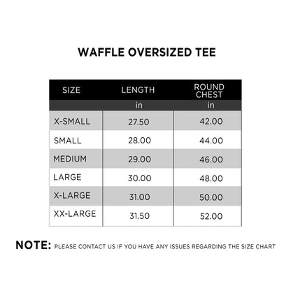 Waffle Oversized Tee - THREDS